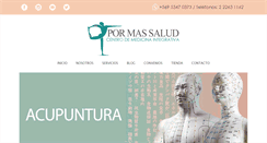 Desktop Screenshot of pormassalud.cl